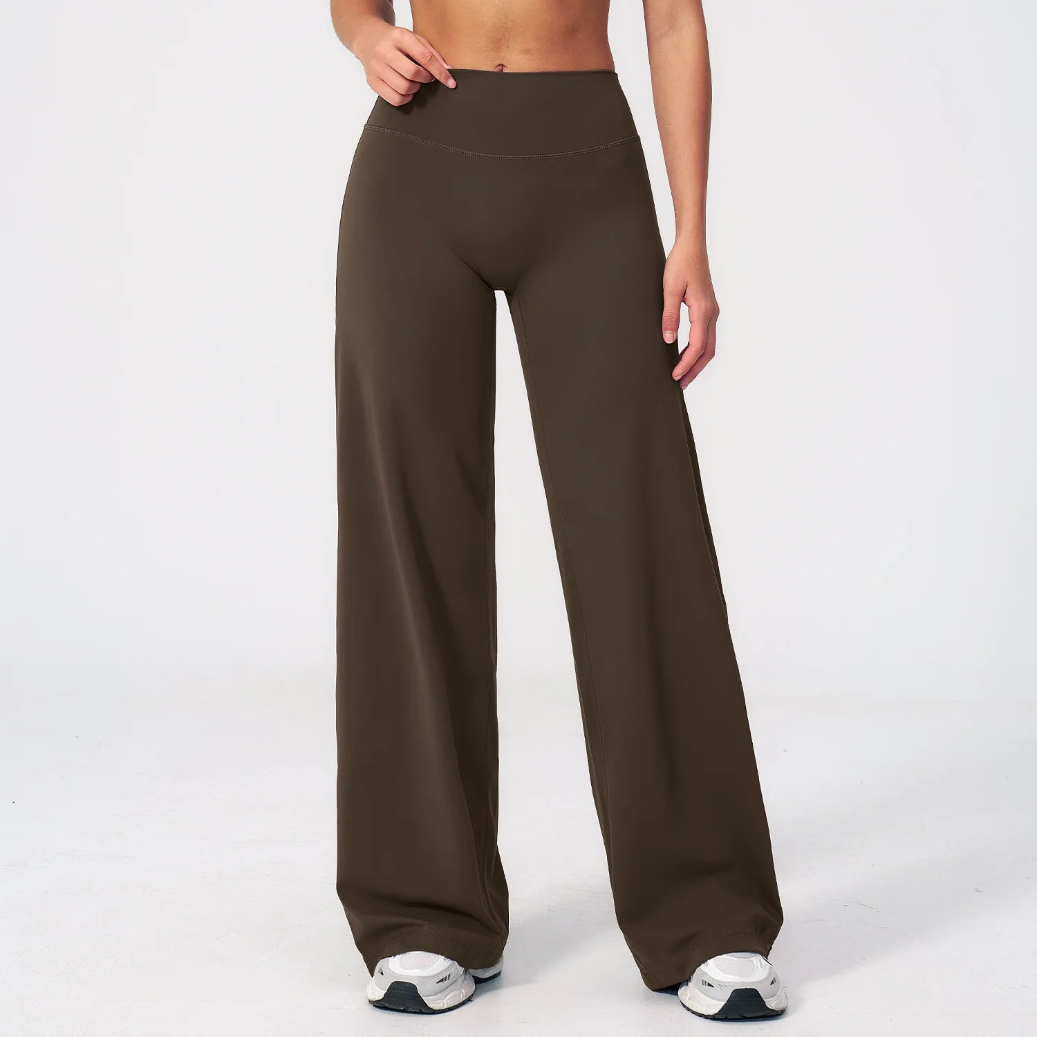 Custom High Waist Full LengthYoga Flare Leggings Compression Fitness Flare Pants Women Butt Lift Sports Gym Yoga Pants