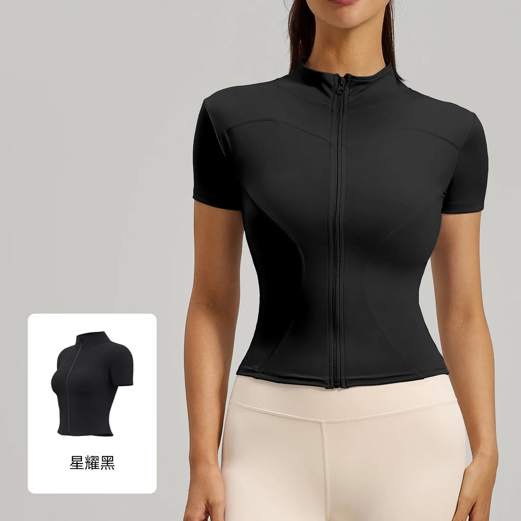 Velocity T-Zipper Lightweight Fitness Top