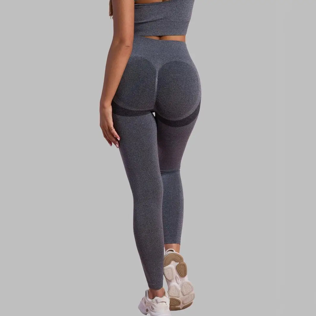 Custom Women High Waist Seamless Leggings Scrunch Butt Booty Lifting Yoga Pants Tummy Control Gym Workout Leggings