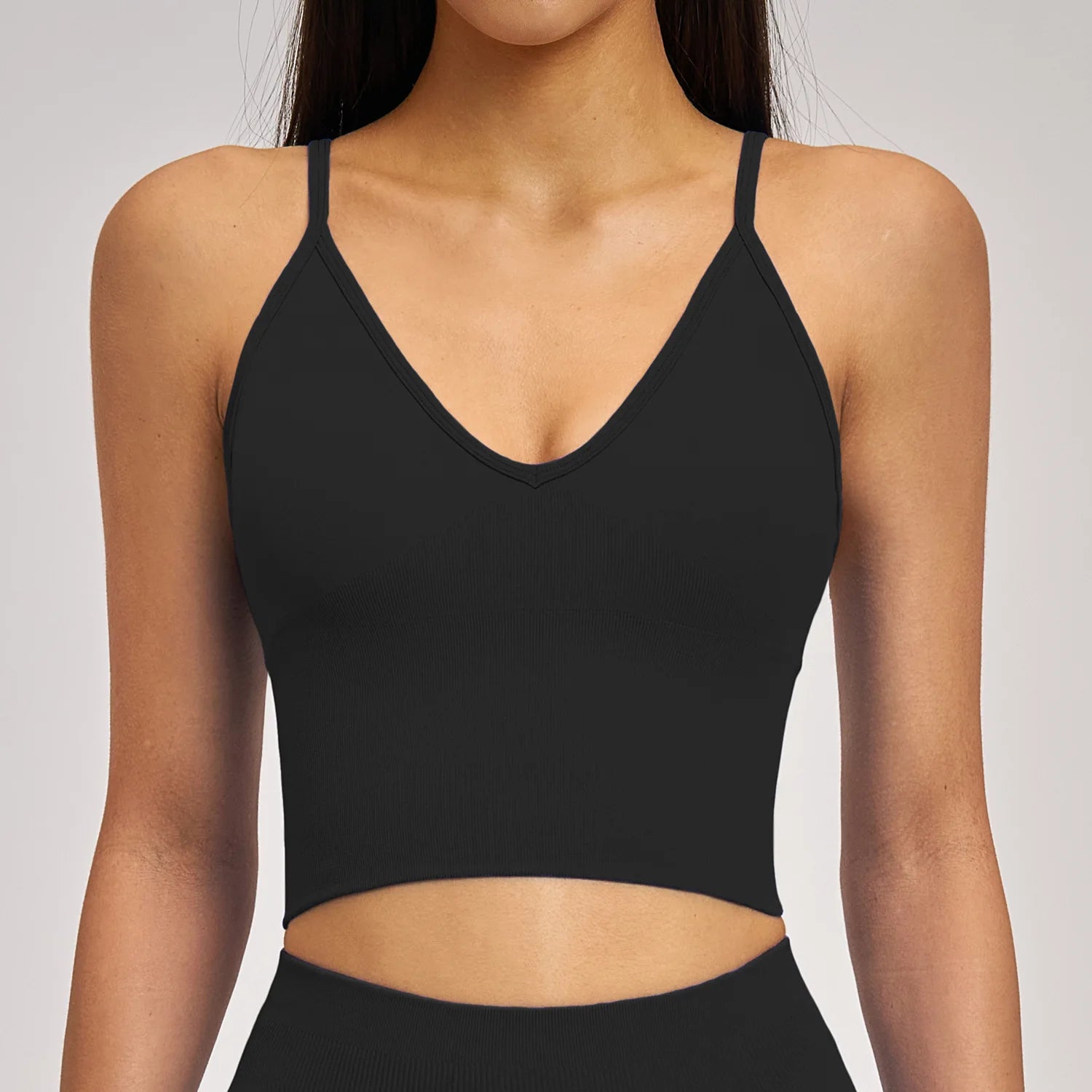 Women's Seamless Solid 5-Piece Yoga Set Breathable High-Waisted Scrunch Workout Leggings Shorts Sportswear Gym Fitness