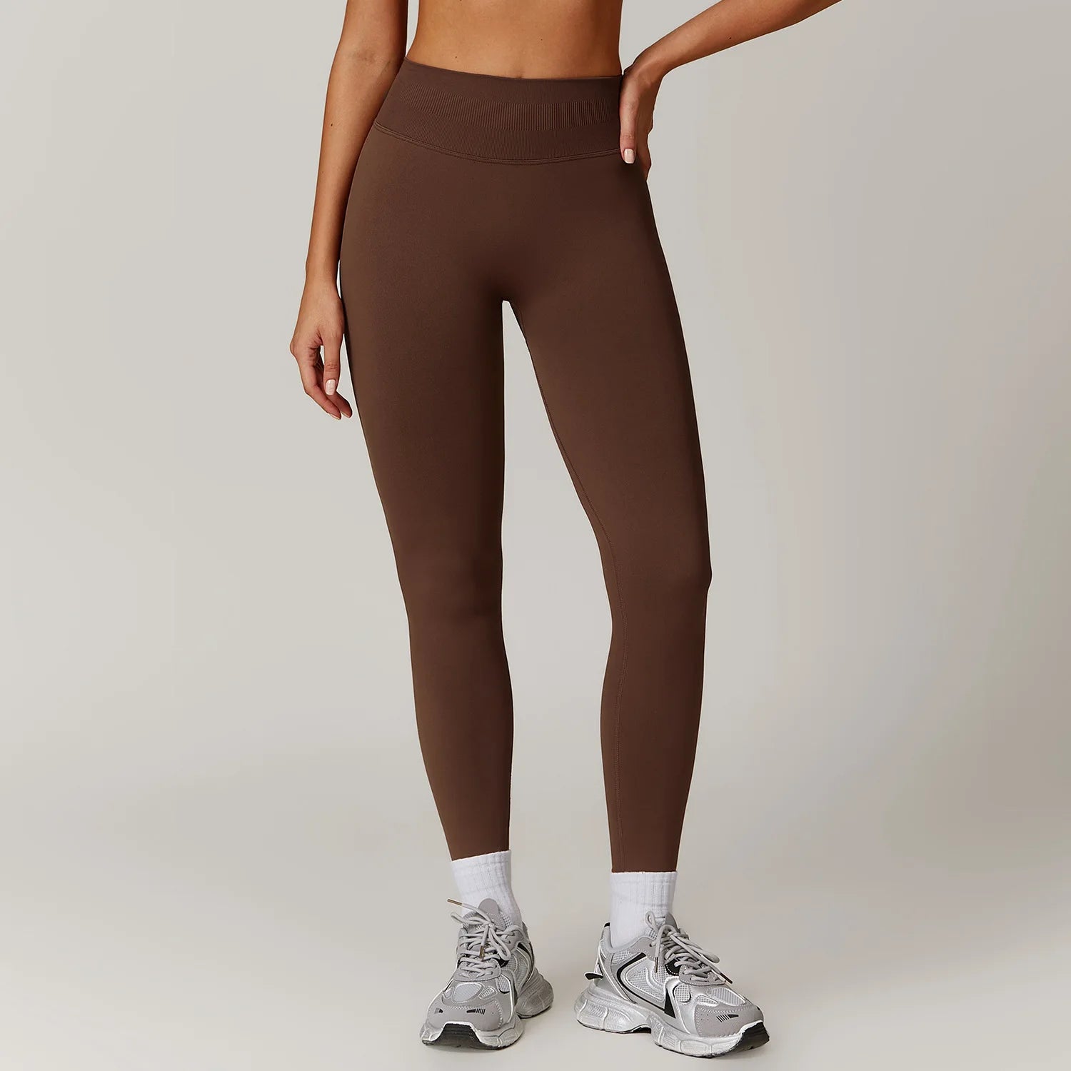 Custom Logo Women's XXL Strapless Fitness Legging Compression Stretchy Soft Comfort Quick Drying Butt Lifting Leggings