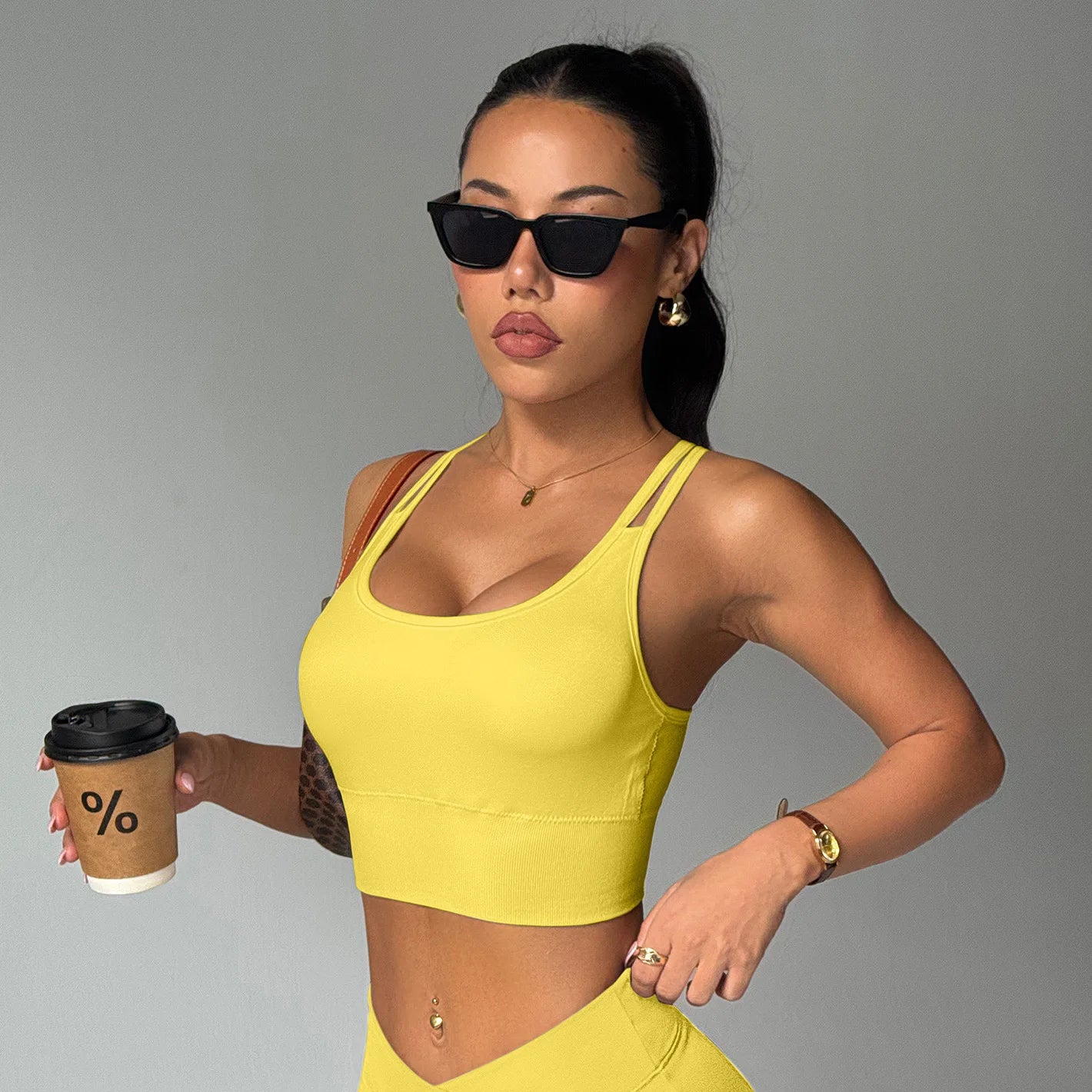 Beautiful Back Spandex Nylon Workout Tops Women's Bra Sports Yoga Bra Breathable Quick Dry Gym Fitness Bra for Women