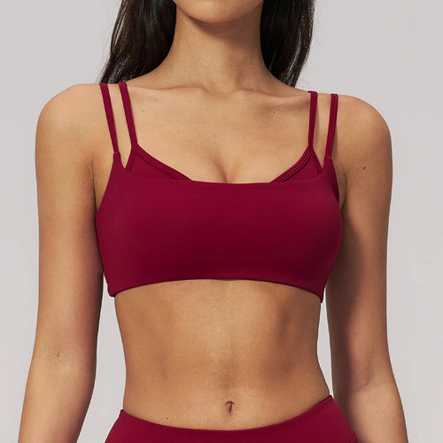 AuraFlex High-Support Square Neck Sports Bra
