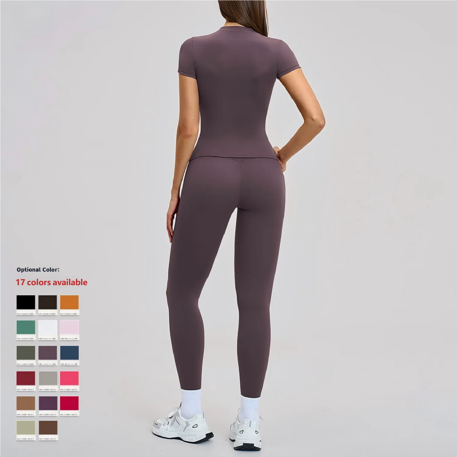 Women's Fashion T-shirt Quick Drying Yoga Wear Short Sleeved Fitness Top Smock Outdoor Running and Jersey Football Custom