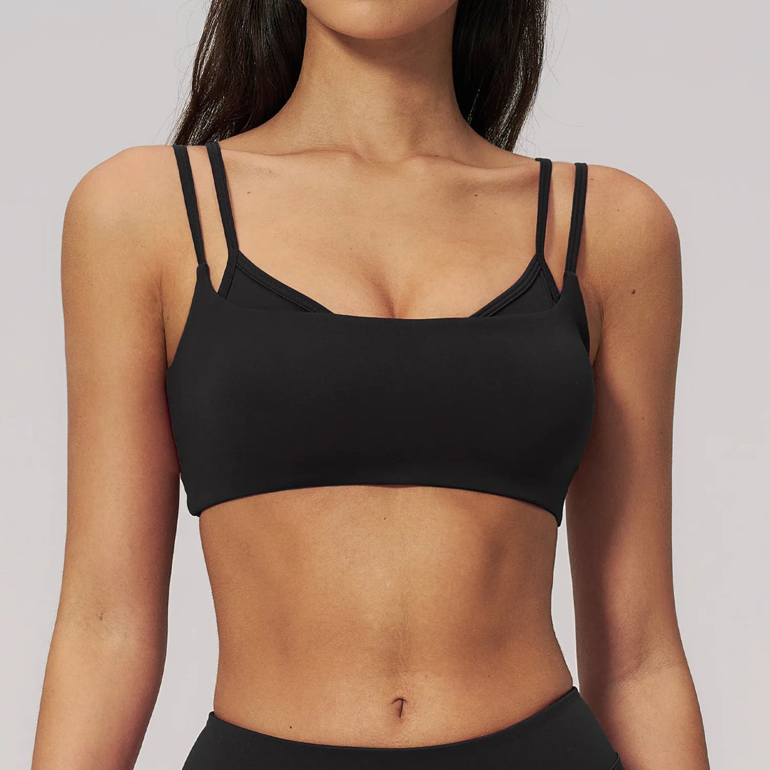AuraFlex High-Support Square Neck Sports Bra