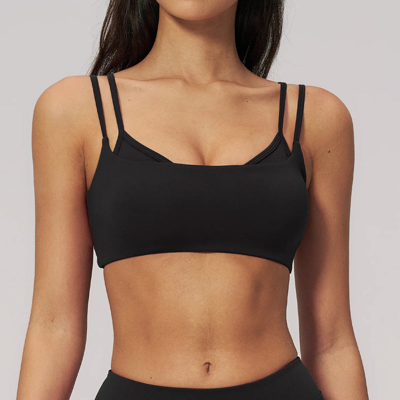 AuraFlex High-Support Square Neck Sports Bra
