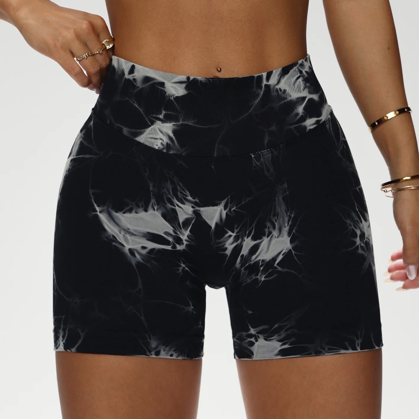Women's High Waist Seamless Yoga Shorts Butt Lift Fitness  Quick Dry Pants Scrunch Butt Workout Booty Essentials Shorts