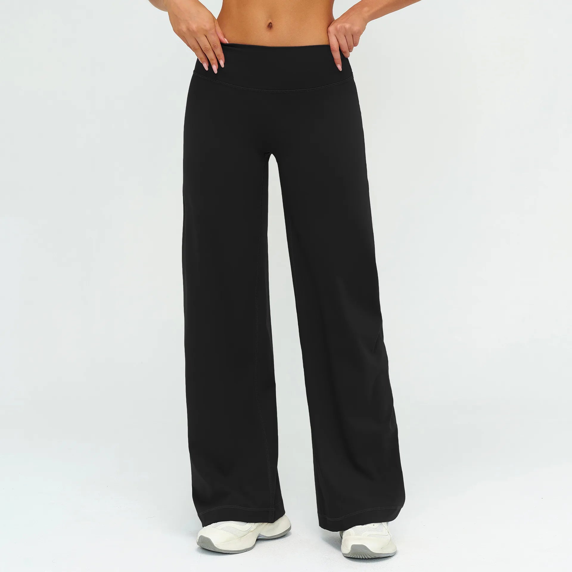 Custom High Waist Full LengthYoga Flare Leggings Compression Fitness Flare Pants Women Butt Lift Sports Gym Yoga Pants