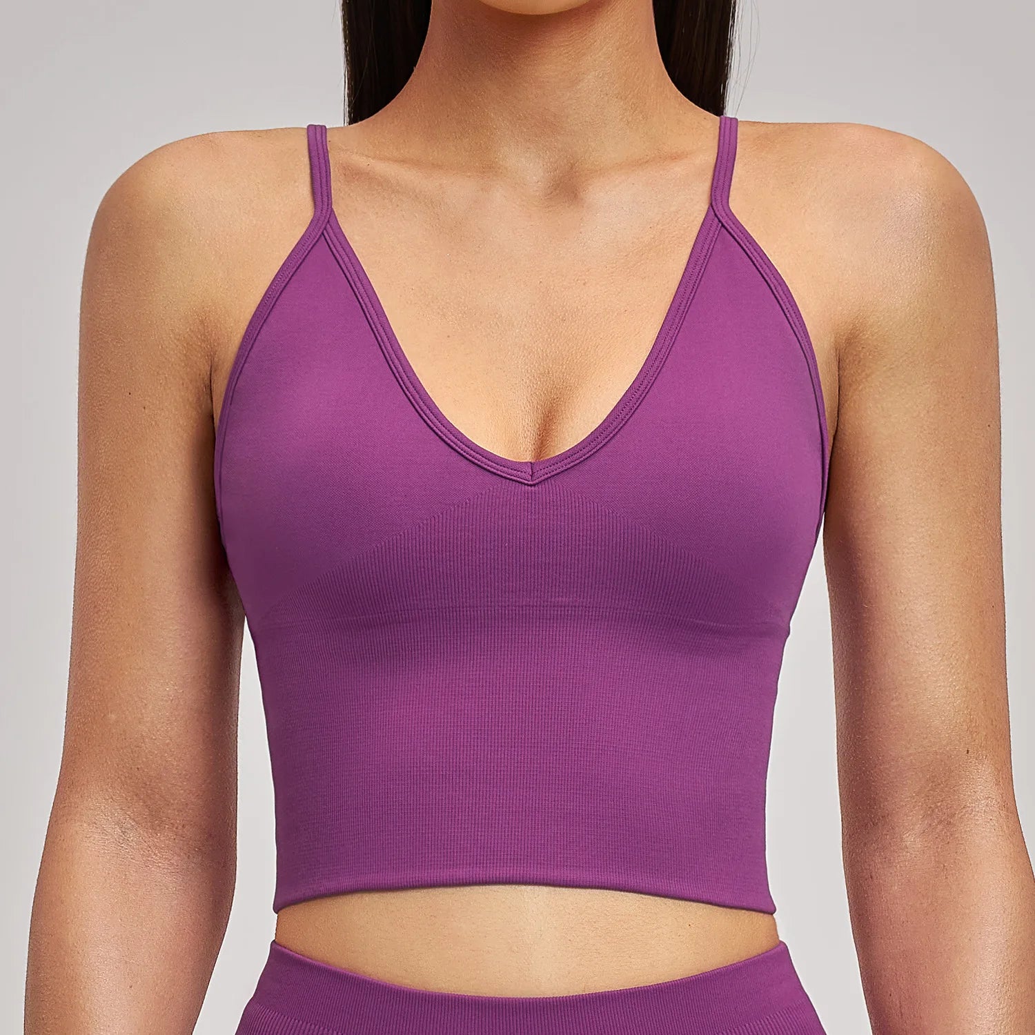 Women's Seamless Solid 5-Piece Yoga Set Breathable High-Waisted Scrunch Workout Leggings Shorts Sportswear Gym Fitness