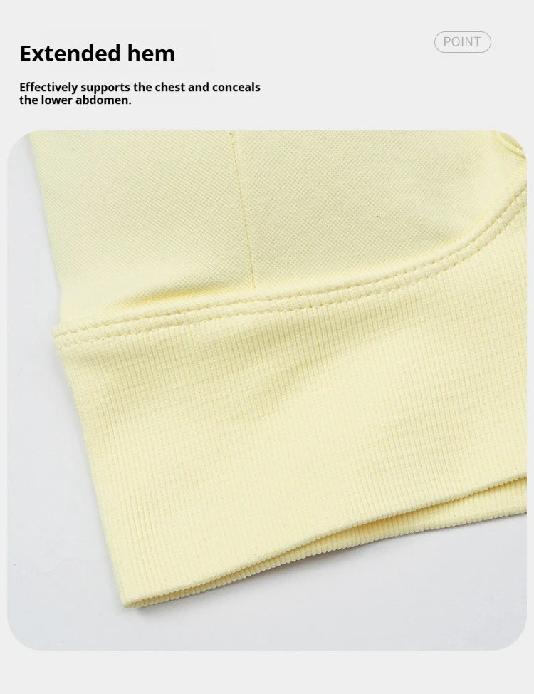 Yoga Bra Women Seamless Ribbed Sports Bra Spaghetti Strap V Neck Padded Gym Workout Crop Top Custom Logo Breathable