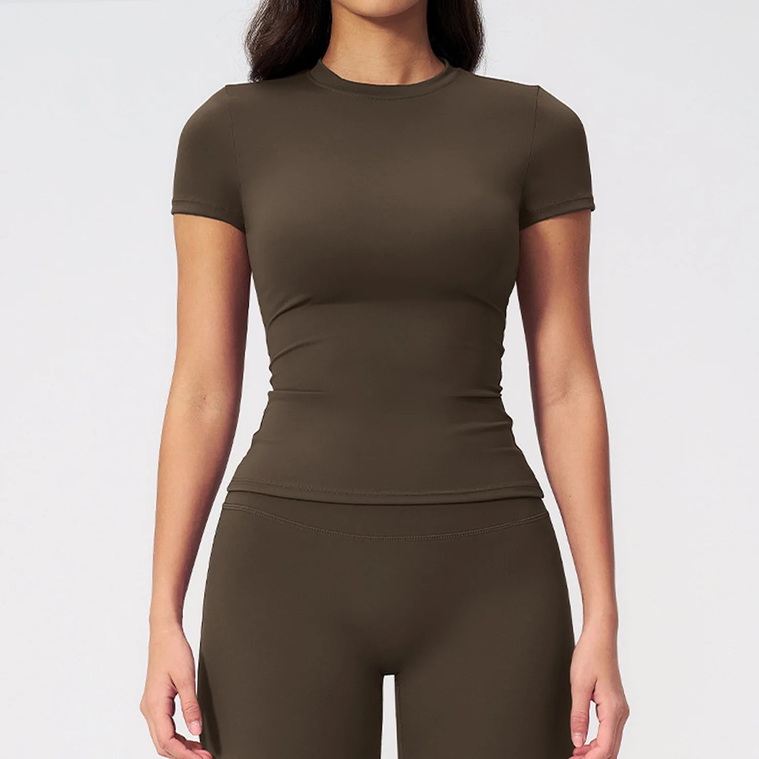 Women's Fashion T-shirt Quick Drying Yoga Wear Short Sleeved Fitness Top Smock Outdoor Running and Jersey Football Custom