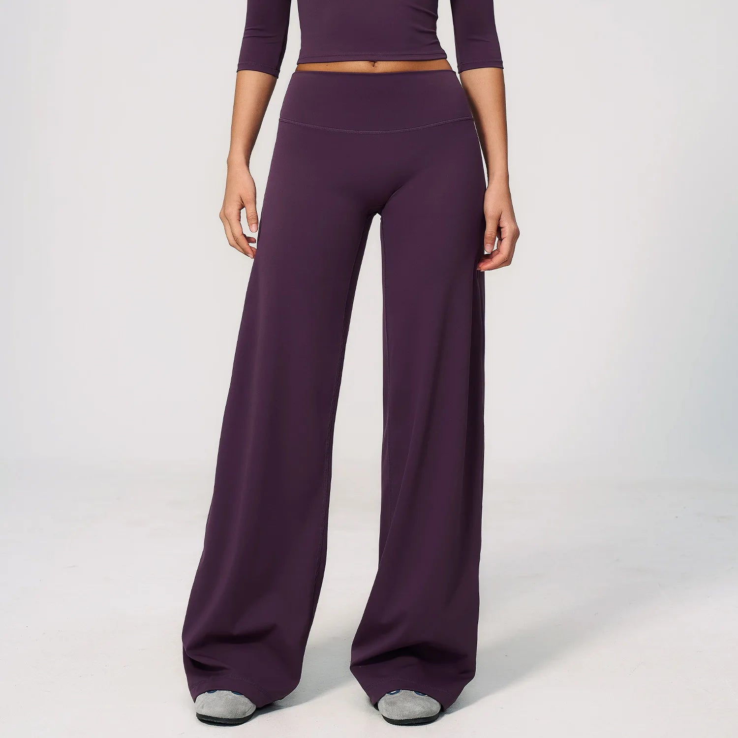 Custom High Waist Full LengthYoga Flare Leggings Compression Fitness Flare Pants Women Butt Lift Sports Gym Yoga Pants
