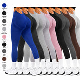 Custom Women High Waist Seamless Leggings Scrunch Butt Booty Lifting Yoga Pants Tummy Control Gym Workout Leggings