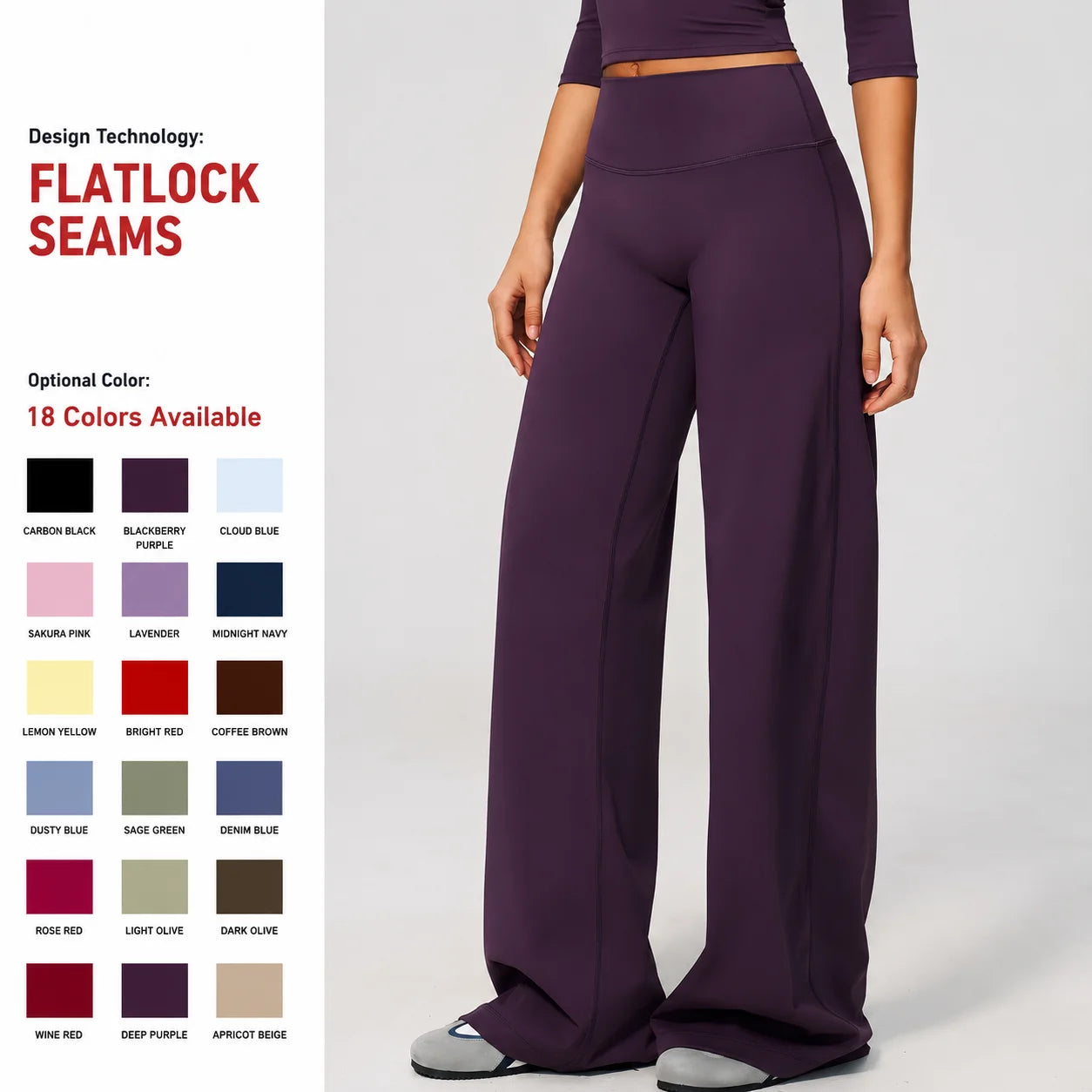 Custom High Waist Full LengthYoga Flare Leggings Compression Fitness Flare Pants Women Butt Lift Sports Gym Yoga Pants