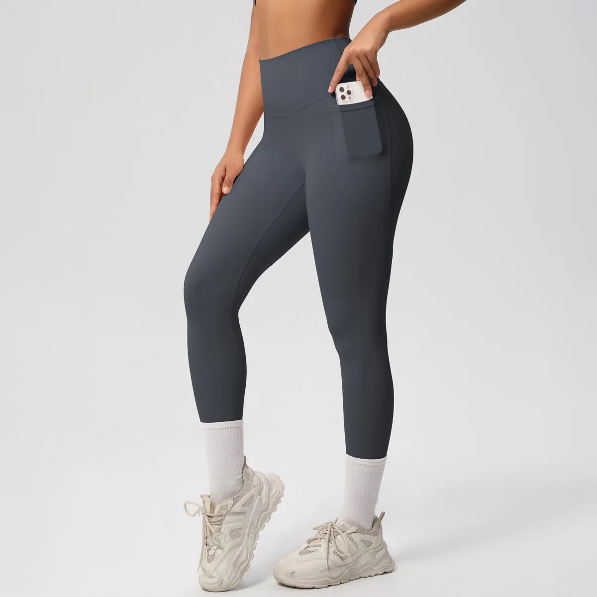 Wholesale Seamless Yoga Leggings High Waist Push up Sport Gym Apparel for Women Female Butt Scrunch Workout Legging with Pocket