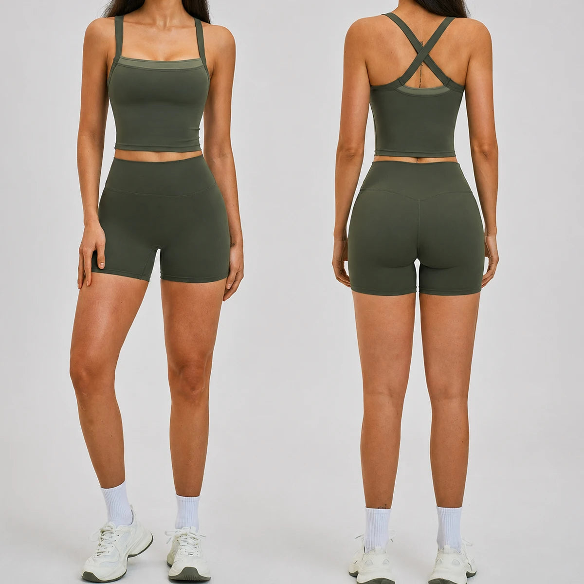 Wholesale Breathable Gym Fitness Sets Naked Feel Seamless Compression Yoga Apparel Workout Sportswear Women Factory Yoga Suit