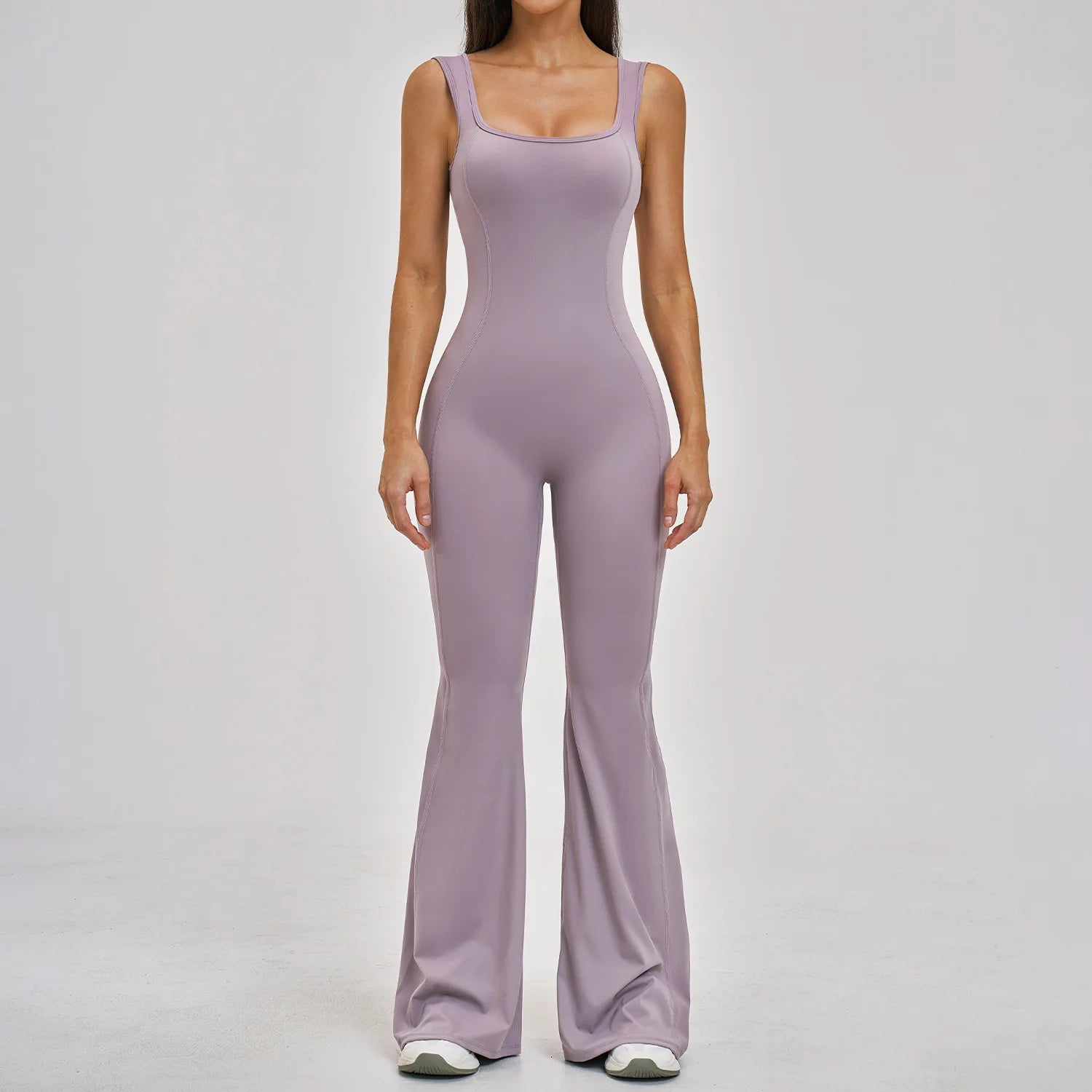 Sexy Sleeveless Yoga Jumpsuit Breathable Gym Wear Sports Rompers Workout Bodysuit 1 Piece Gym Fitness Flare Leggings Bodysuit