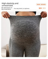 Women's Beautiful Loose Fit Luxury Flowy Maternity Workout Pants Wide Leg Casual Fitness Yoga Elastic High Solid Pattern