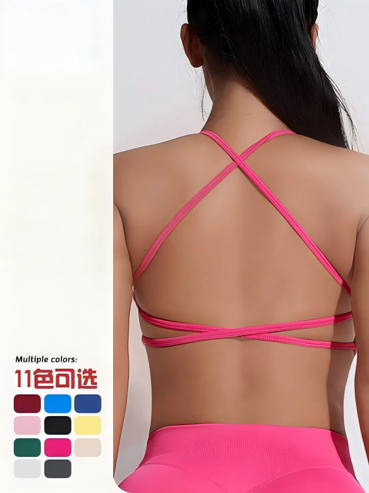 Women's Seamless Workout Tank Top Sports Bra New Arrival Wholesale Custom Logo Best Fitted Compression Yoga Bra Breathable