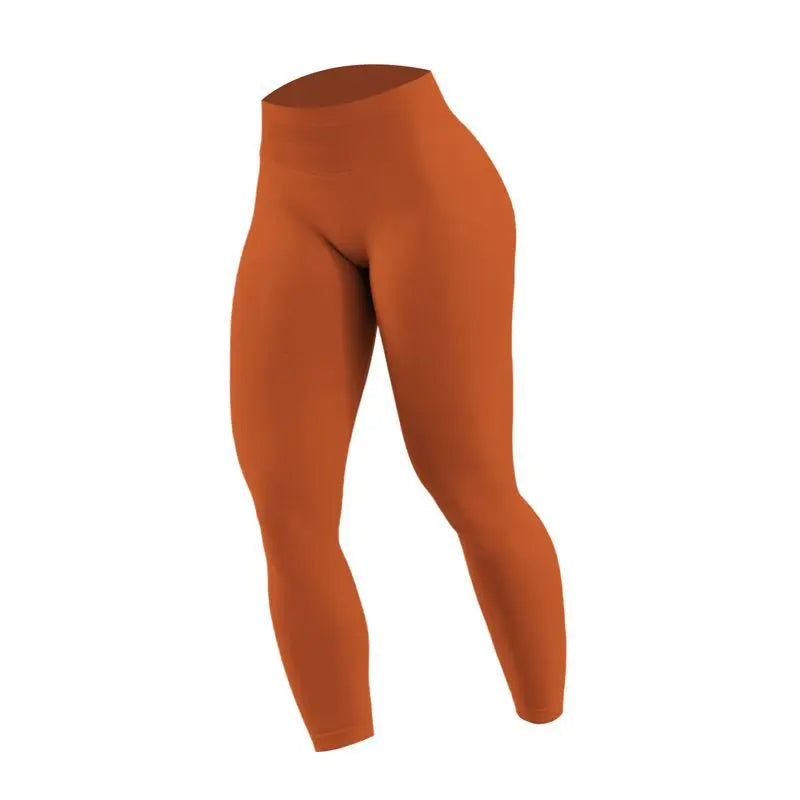 Wholesale Double-sided Danding Solid Seamless High Waisted Women Breathable Fitness Yoga Leggings